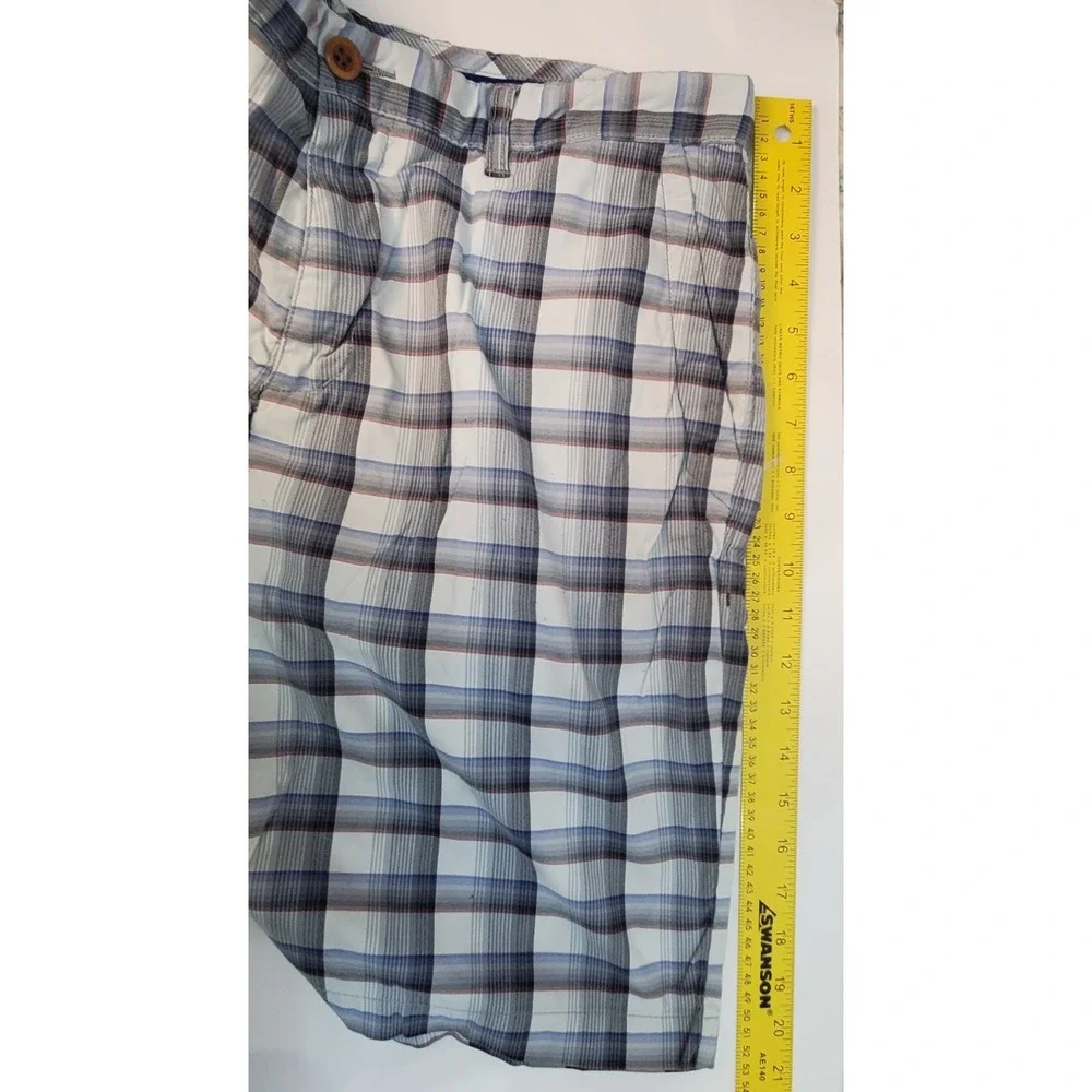 Tommy Bahama‎ Shorts Mens 35 Plaid 9" Inseam Casual Chino Pleated Relaxed Golf - Picture 9 of 9